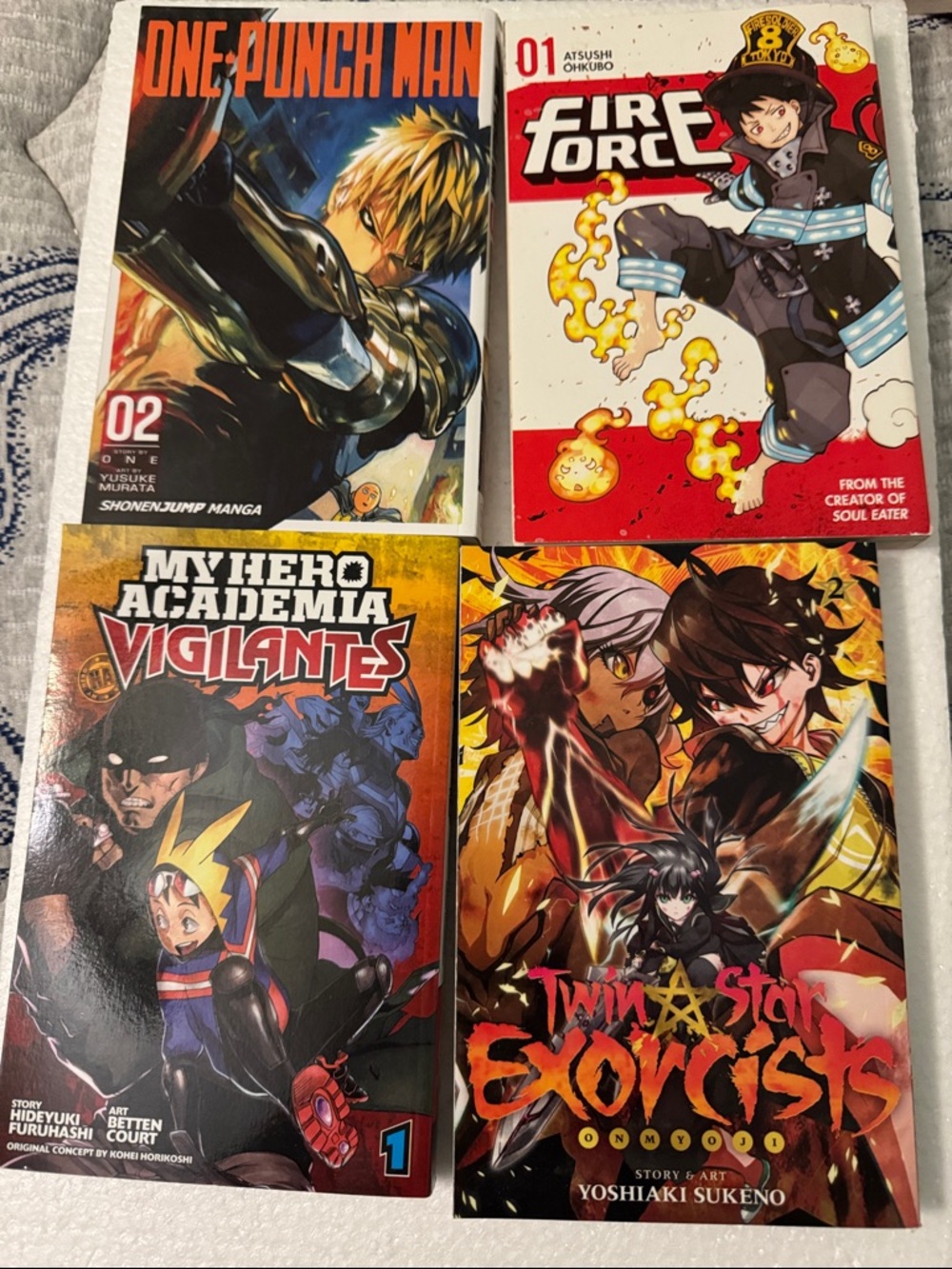 Lot of 4 assorted Manga Titles.